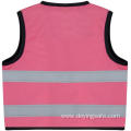 100% polyester Reflective safety vest for kids